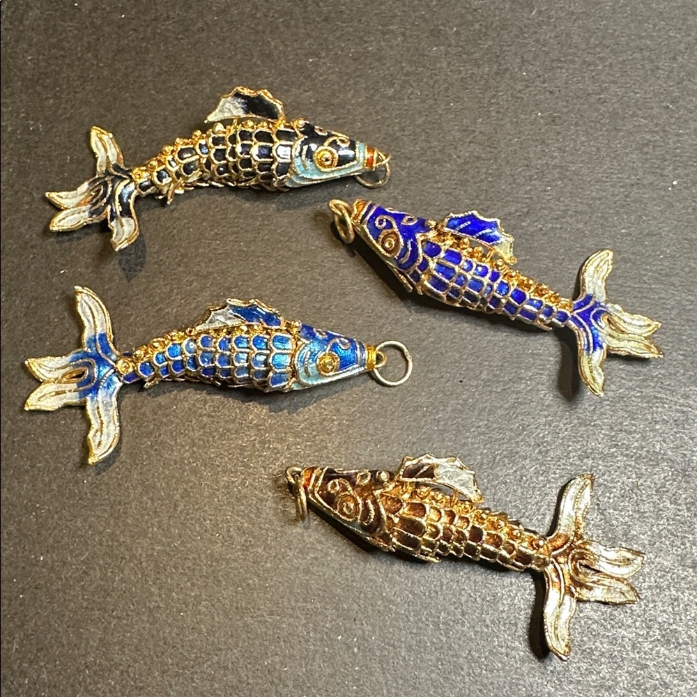 RARE Vintage Enamel Fish - Pick One